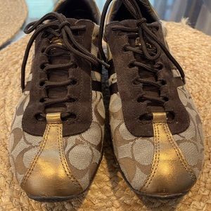 Coach original brown Katelyn sneakers size 8.5